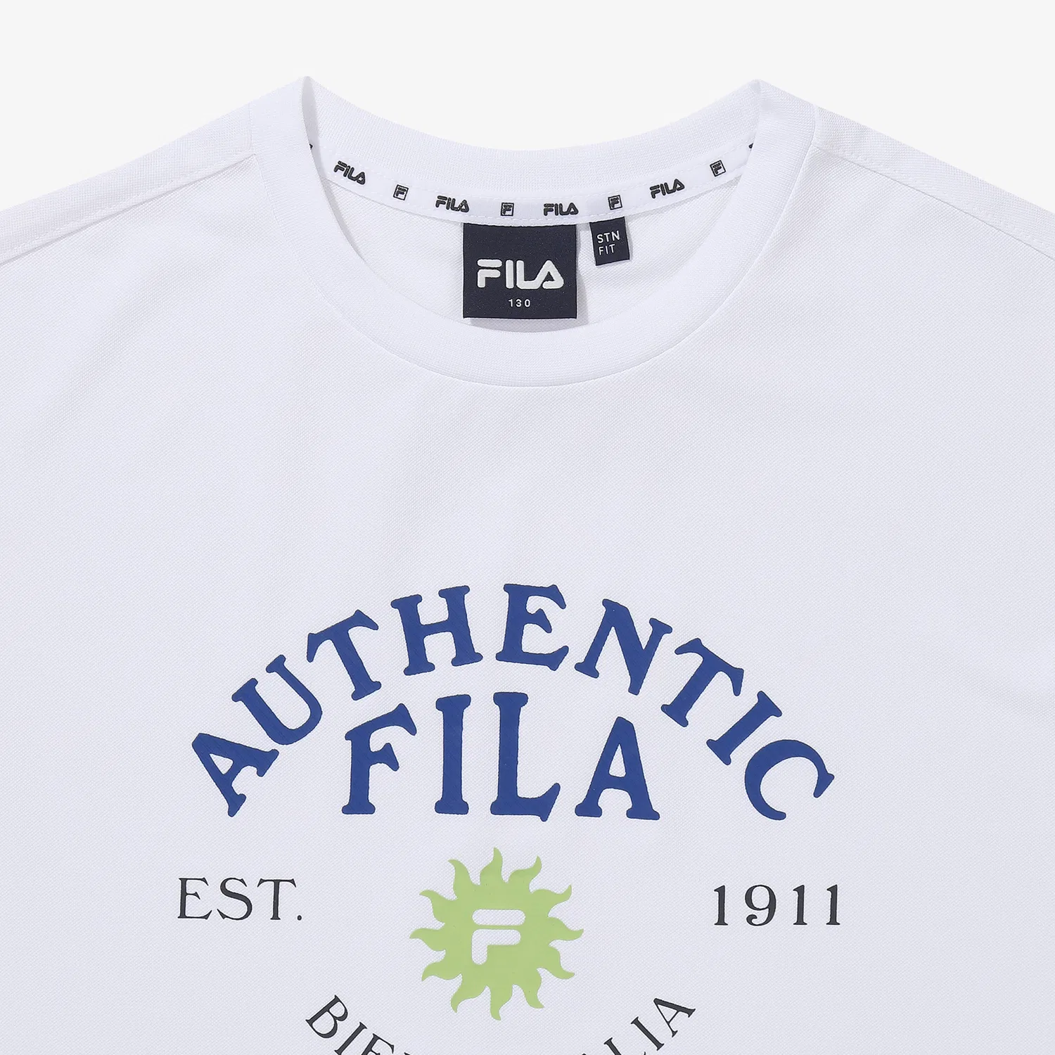 Детская охлаждающая майка Coldwave Nature белая от Fila Kids — фото 2