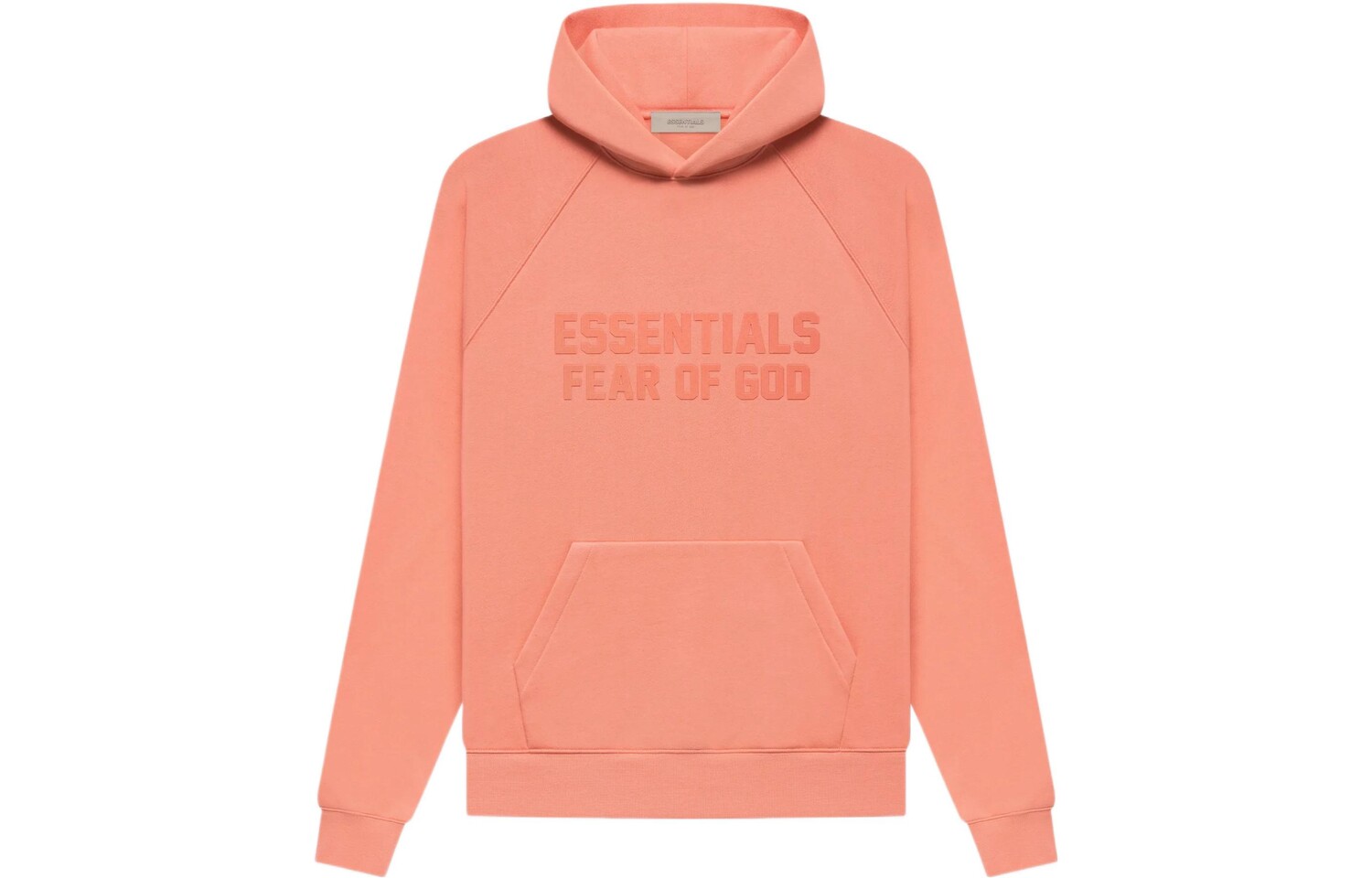 

Худи и свитшоты унисекс Fear of God Essentials, цвет coral red