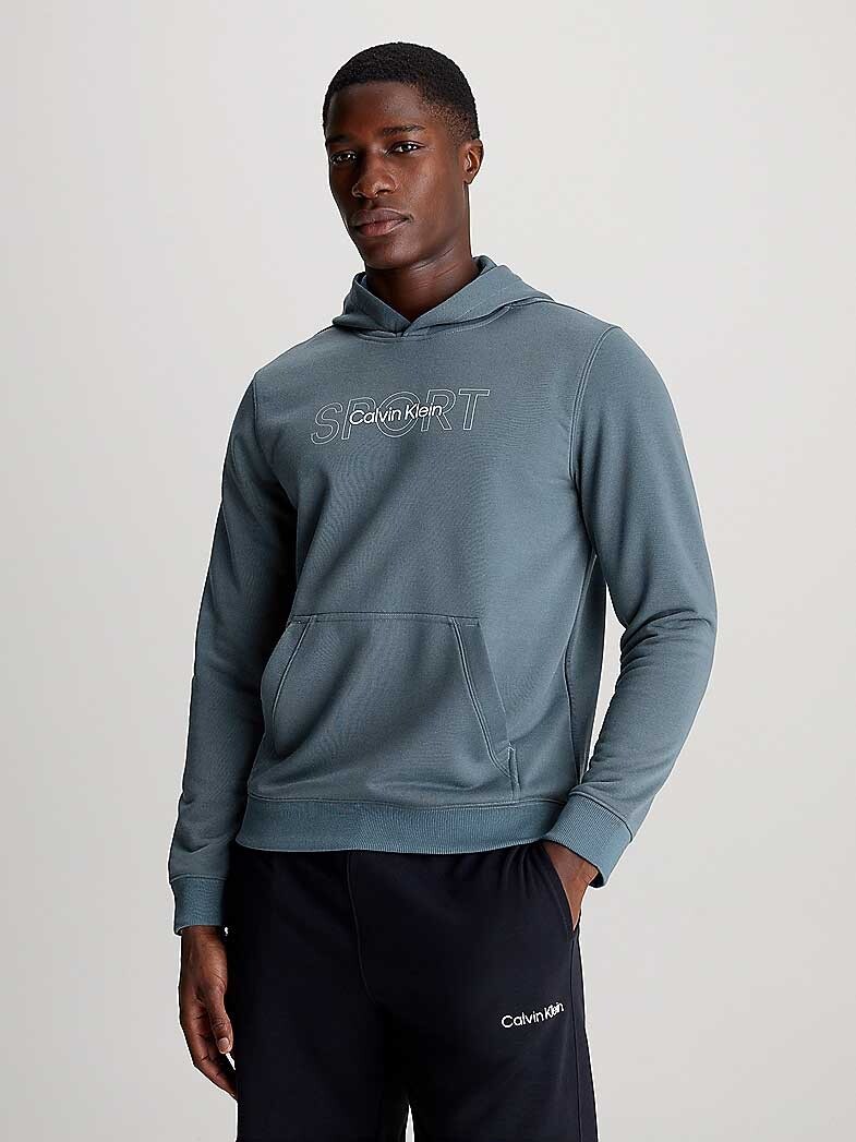

Толстовка Calvin Klein Performance PW GRAPHIC SWEAT HOODIE, синий