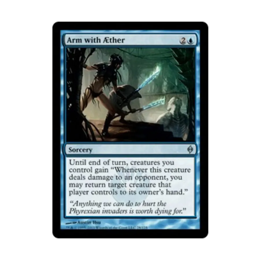 

CCG Вооружитесь эфиром (U), MTG - New Phyrexia