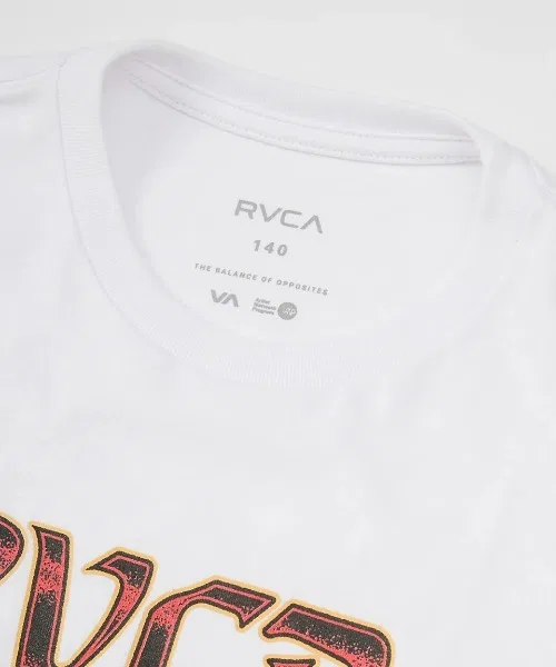 Детская футболка RVCA с принтом — фото 4