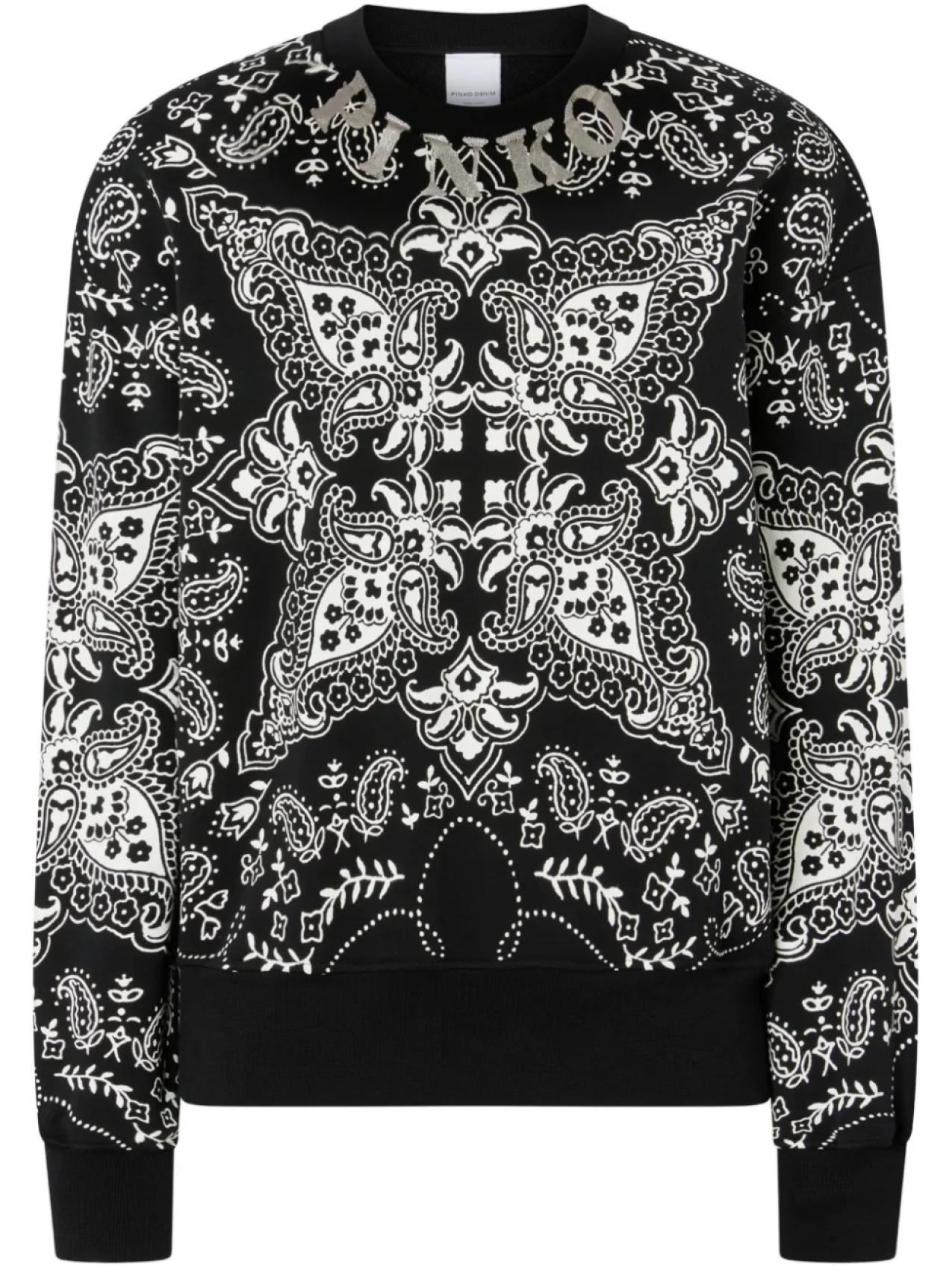 

Хлопковая толстовка PINKO, черный
