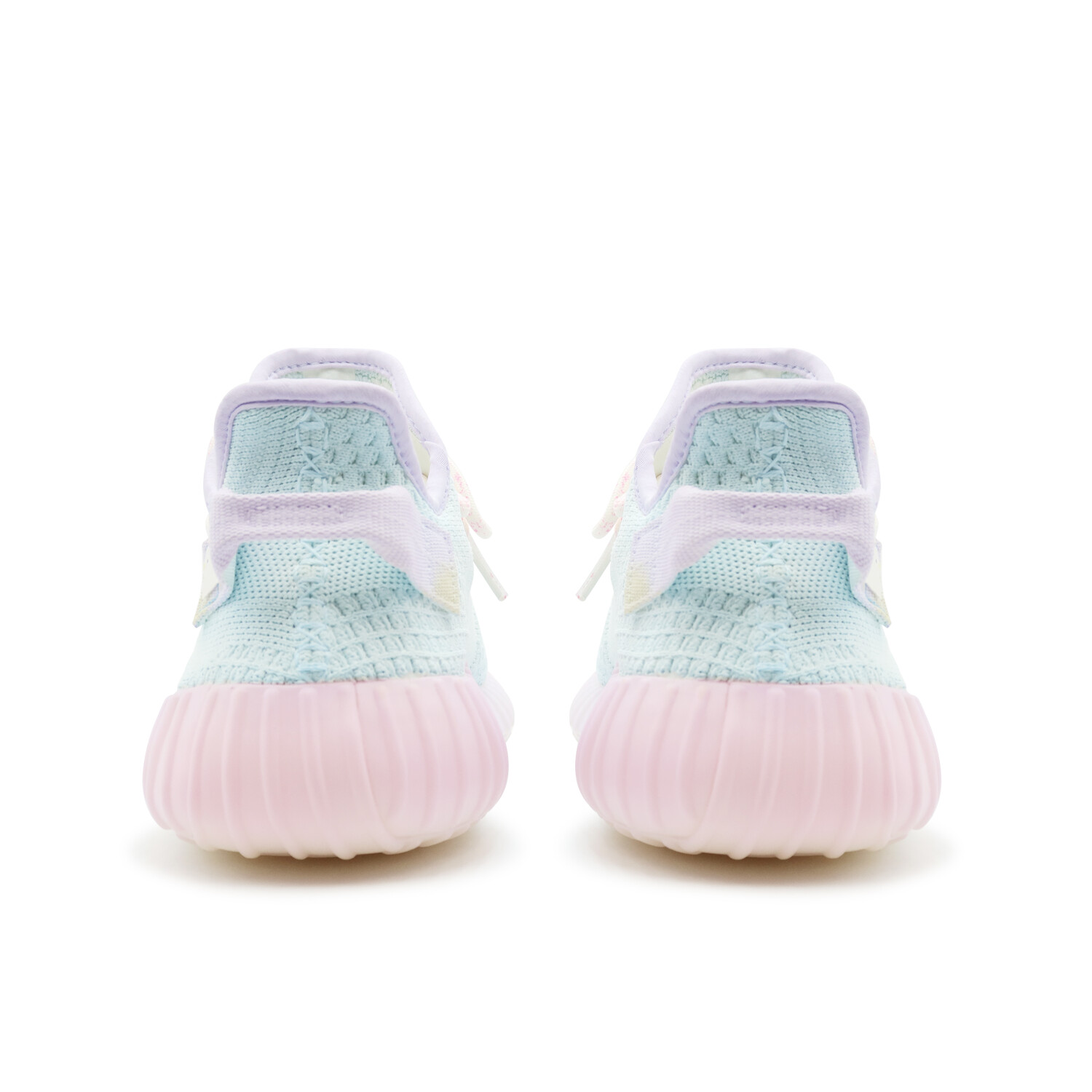 Кроссовки adidas originals Yeezy Boost 350 V2 Lifestyle Shoes Unisex Low-top Blue/purple/pink, голубой — фото 4