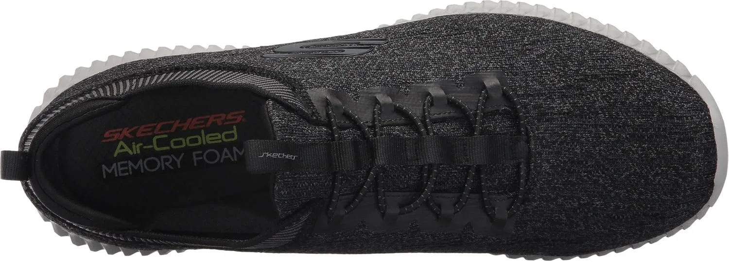Мужские слипоны SKECHERS Dynamight 2.0-Eye to Eye-52642, черные, размер 39.5 EU — фото 4