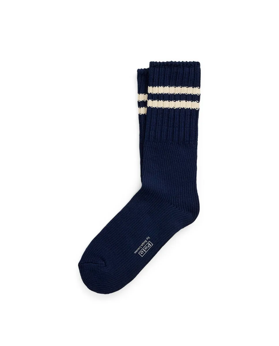 

Простые короткие мужские носки Polo Ralph Lauren, синий