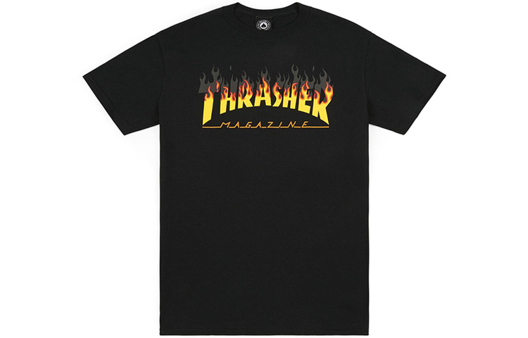 

Thrasher Футболка унисекс, версия для США, черная