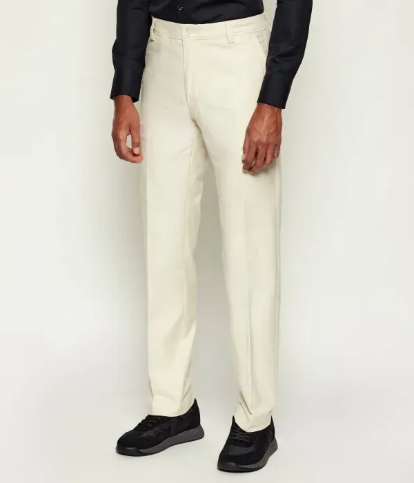 Брюки чинос C-Kent straight fit Boss, бежевый — фото 3