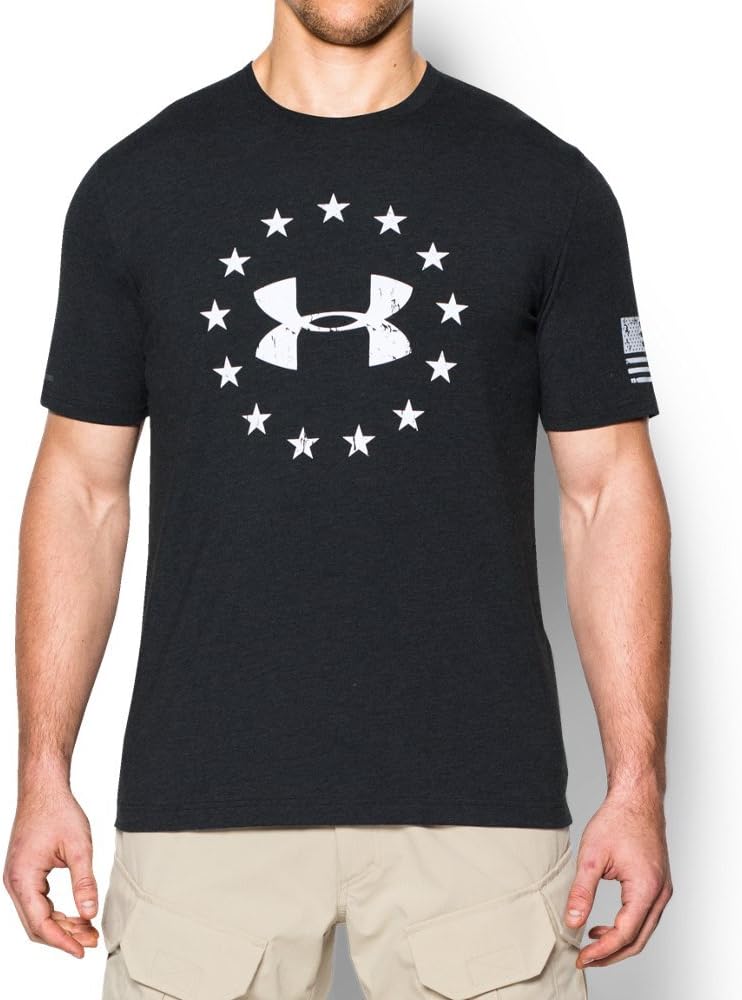

Мужская футболка Freedom от Under Armour, Black/ White