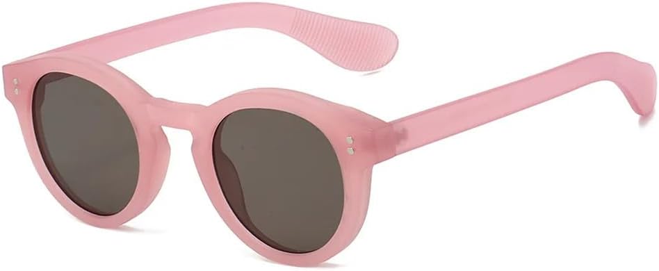 

Солнцезащитные очки Punk Rivet Round Gradient Jelly с защитой от УФ-излучения UV400 для женщин и мужчин. Легкая оправа, подходит для занятий спортом на открытом воздухе, бега и езды UYPTK, Pink Black