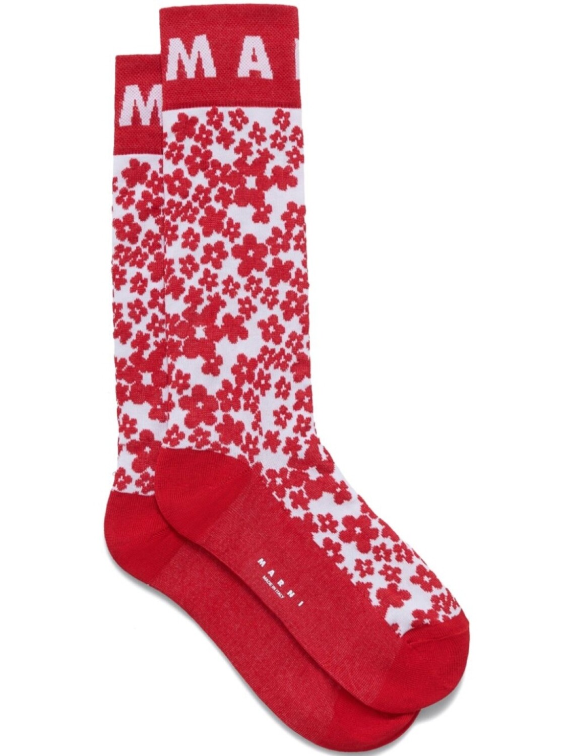 

Носки с логотипом Marni, красный
