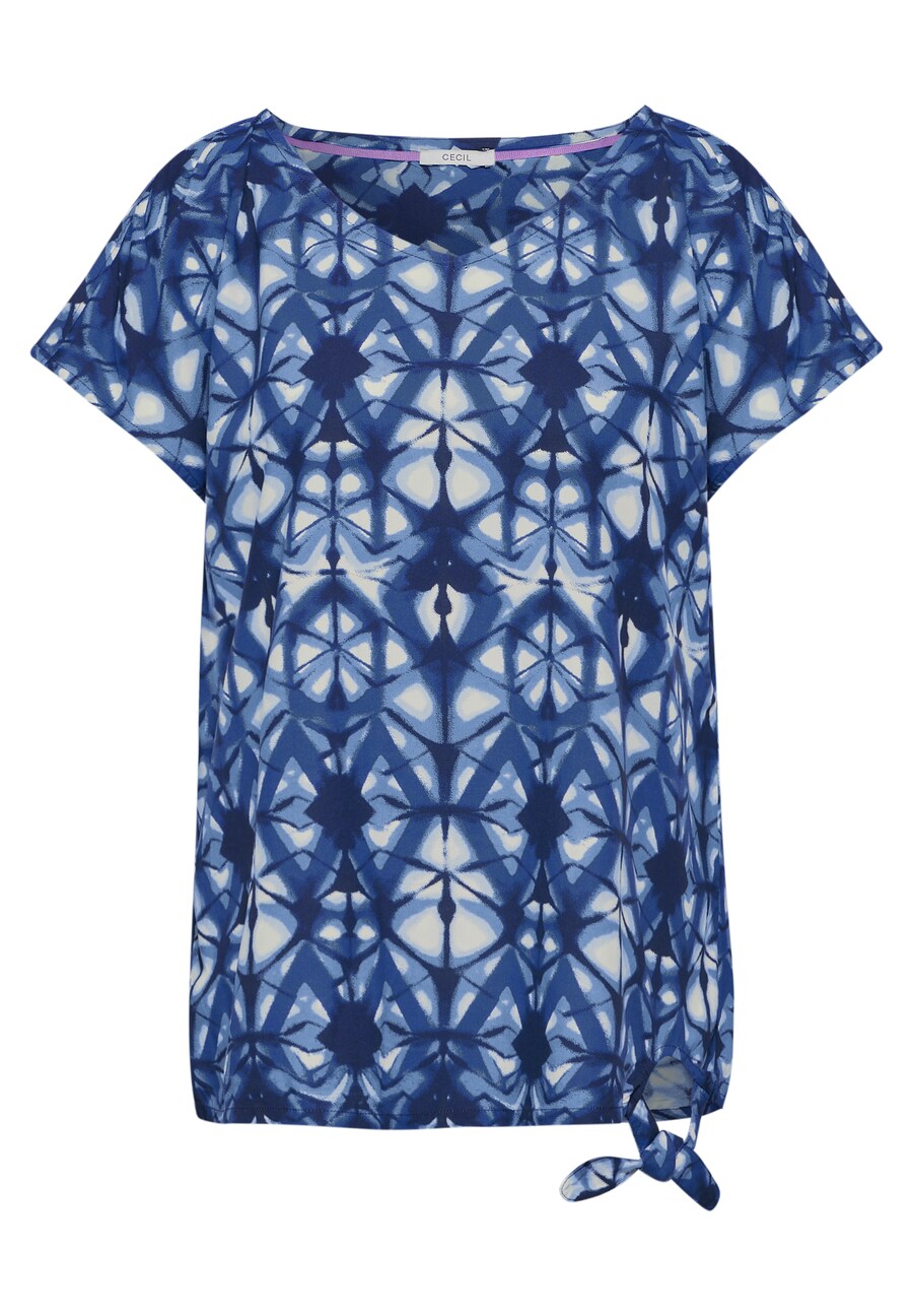 

Блузка с коротким рукавом CECIL Blouse, цвет blue/white