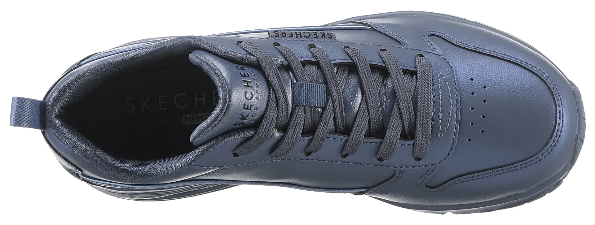Кроссовки Skechers "UNO-GALACTIC GAL", повседневная обувь, полуботинки, туфли на шнуровке с функциями Skech Air, цвет Graublau Metallic — фото 4
