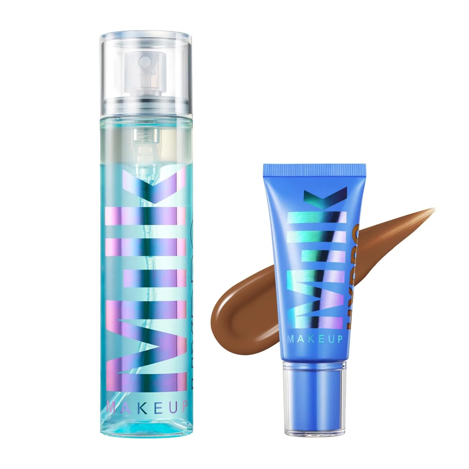 Milk Makeup Hydro Grip набор с фиксирующим спреем и тональным средством Skin Tint 12 - фиксирует макияж, увлажняет кожу и создает покрытие до 12 часов - легкий и стойкий с гиалуроновой кислотой