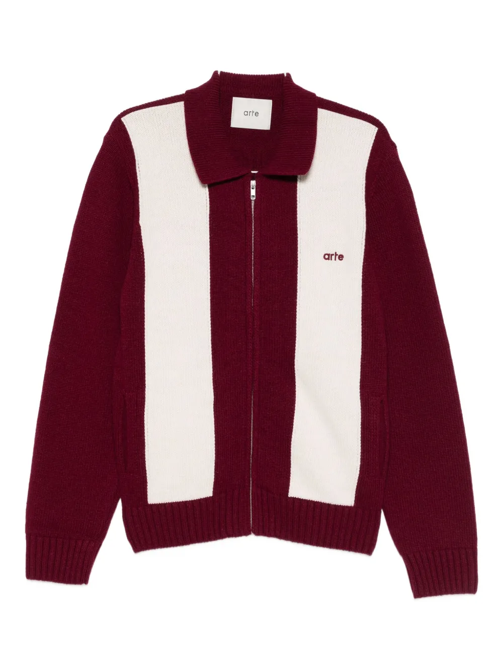 

Кардиган в полоску на молнии Arte Antwerp, красный