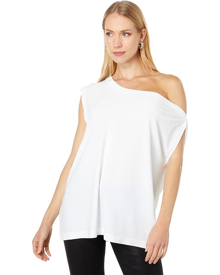 

Топ Norma Kamali Drop Shoulder, цвет Snow White