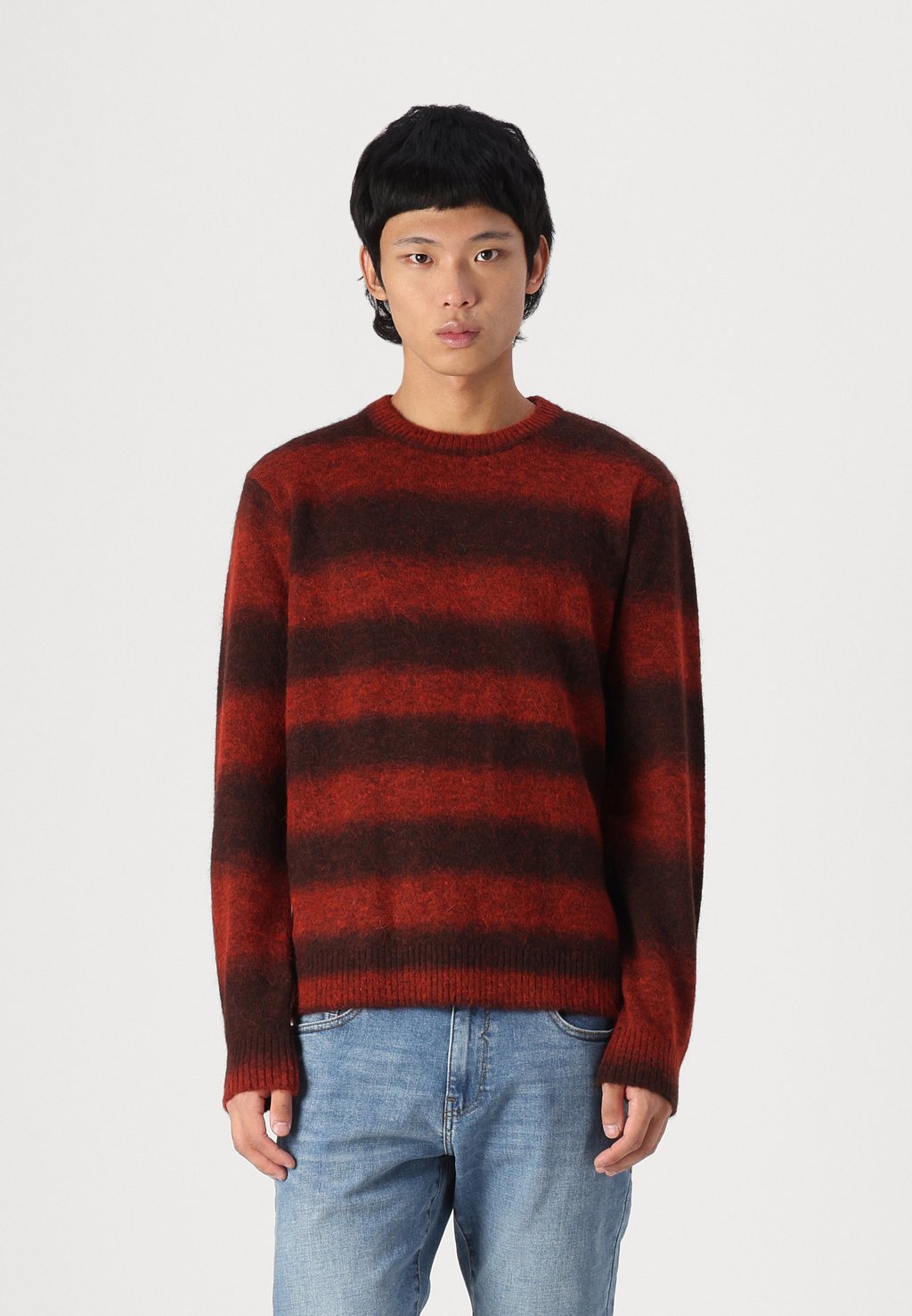 

Джемпер SLHRAI OMBRE CREW NECK Selected Homme, темно-красный