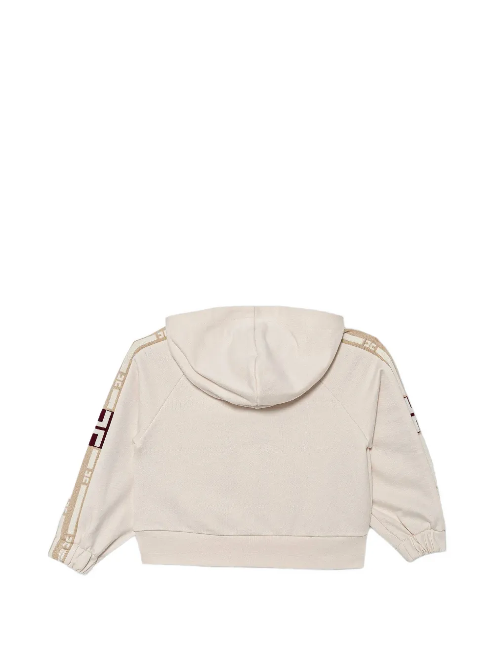 Толстовка на молнии Elisabetta Franchi Kids, бежевый — фото 2
