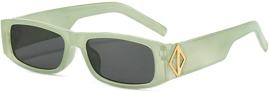 

Женские солнцезащитные очки прямоугольной формы, модель 2027 года, модные солнцезащитные очки для активного отдыха, защита от ультрафиолета UV400 MTZJH, C9