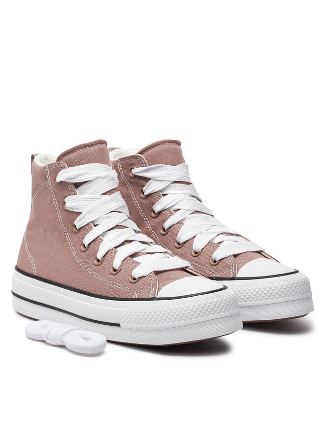 Тканевые Кроссовки Converse Chuck Taylor All Star Padded Lift Platform A11536C, коричневый — фото 2