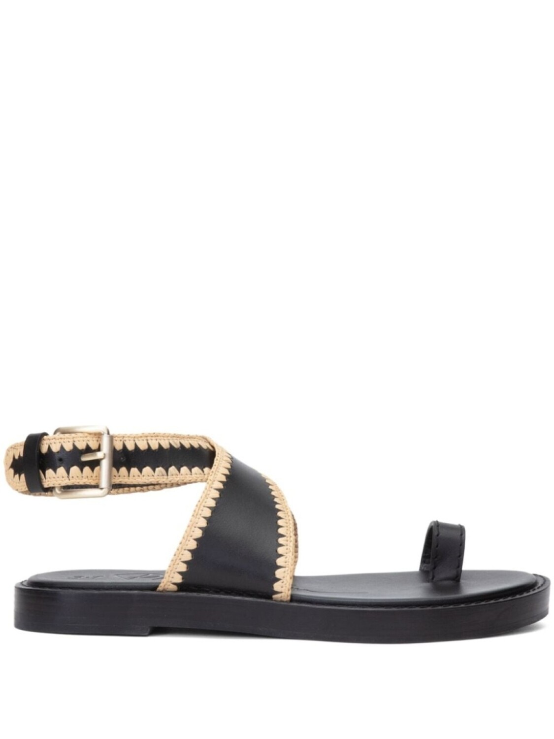 

3.1 Phillip Lim сандалии Naya из рафии, черный