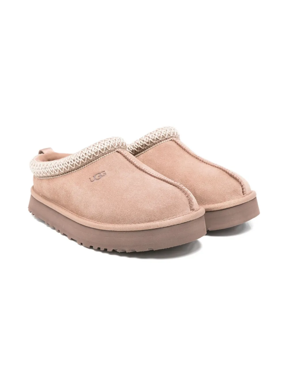 

Тапочки с тиснением логотипа UGG Kids, розовый