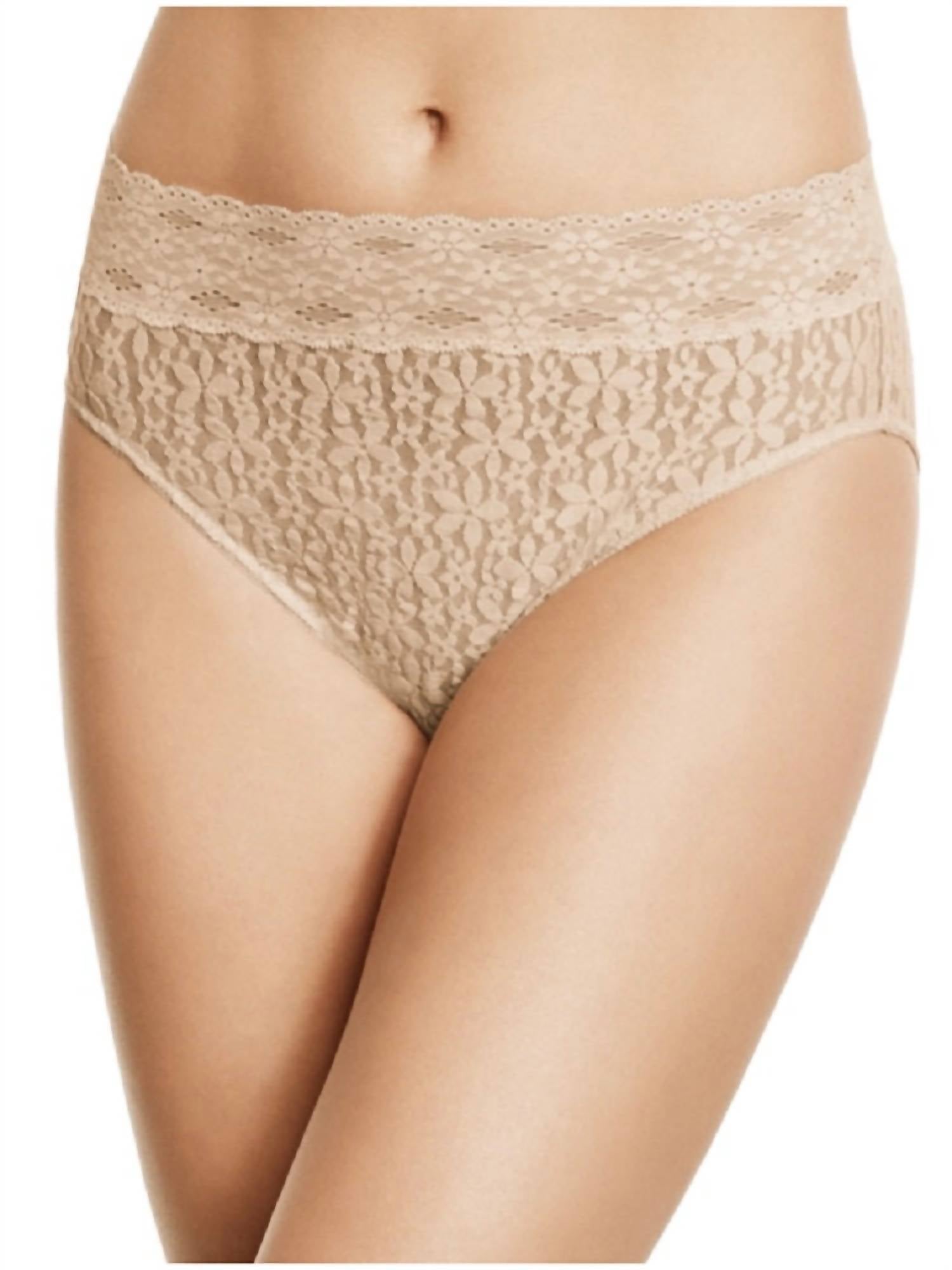 

Трусики-шорты Halo Lace Hi-Cut Natural Nude Wacoal