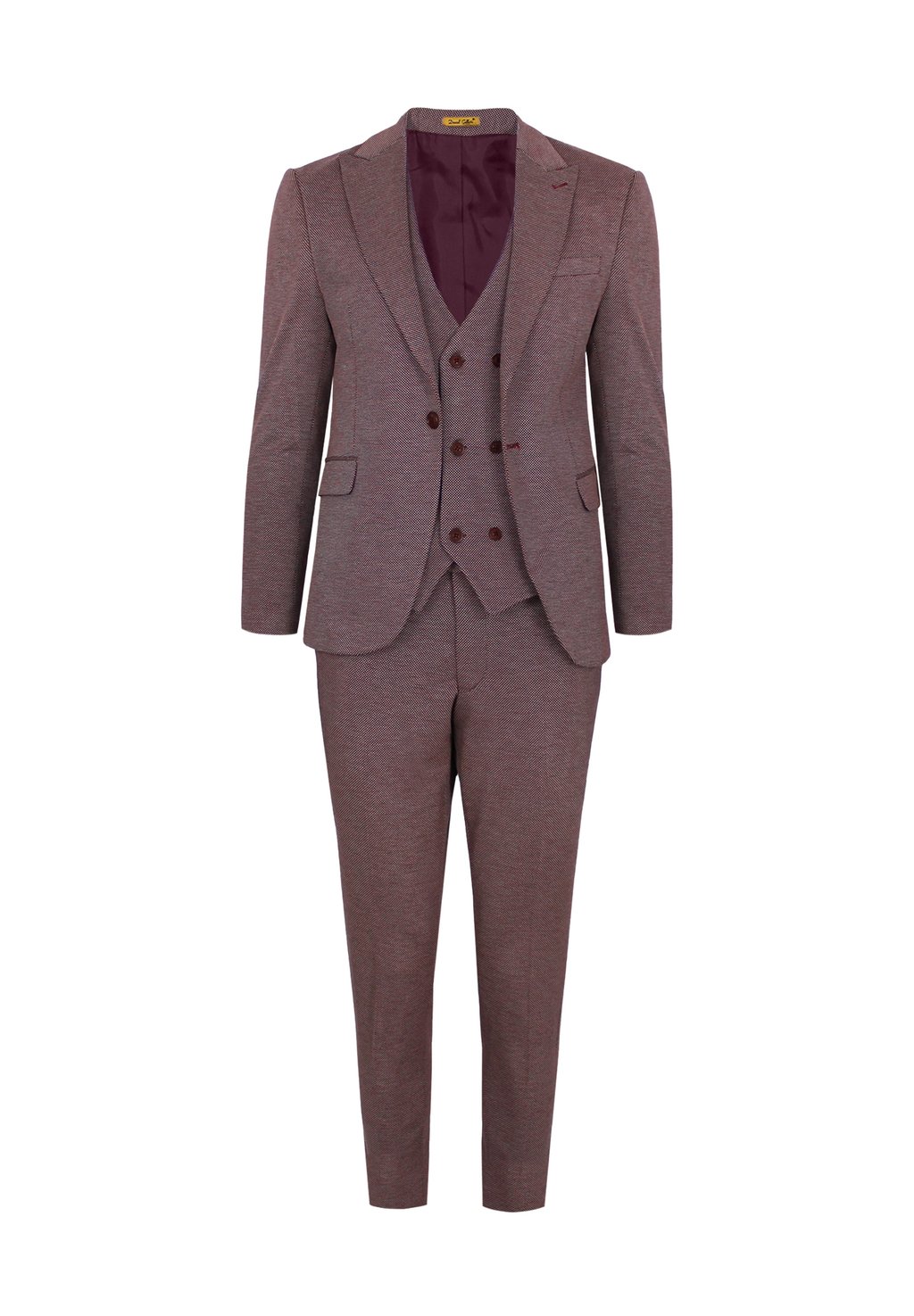 

Костюм SLIM FIT MIT MUSTER IN SET Fashion Tower, винно-красный