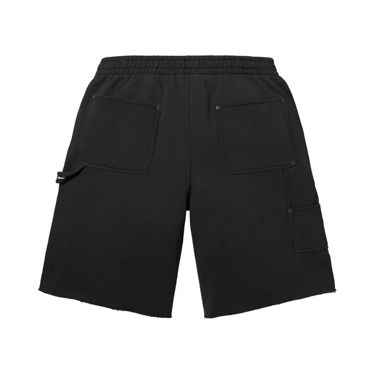 Спортивные шорты Supreme Double Knee Painter Sweatshort, черный — фото 2