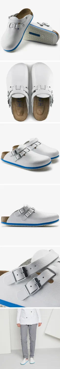 Мужские белые сандалии Kai WB Leather Regular от Birkenstock — фото 3