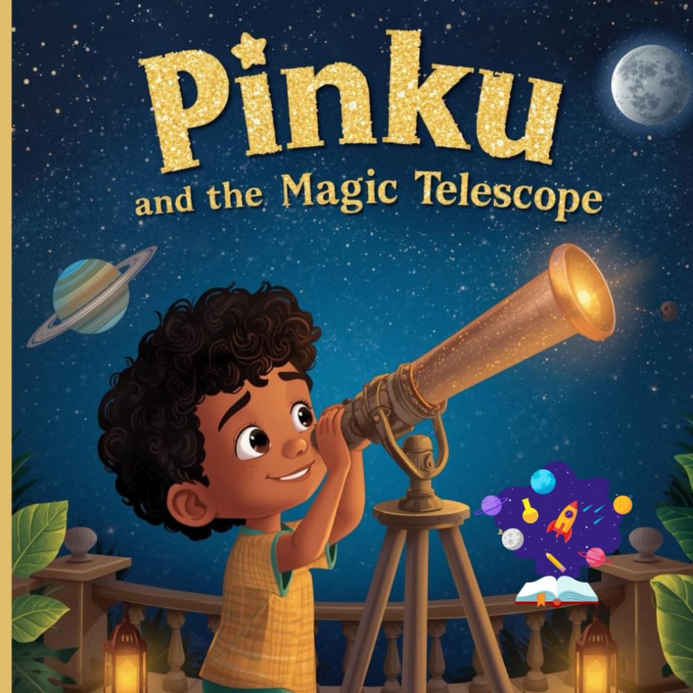 

Pinku and the Magic Telescope: A Heartwarming Kids’ Story About Stars, Planets, and Big Dreams (Independently published)