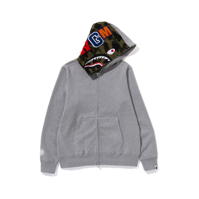 Мужская толстовка A BATHING APE, Средне-серый GYX — фото 3