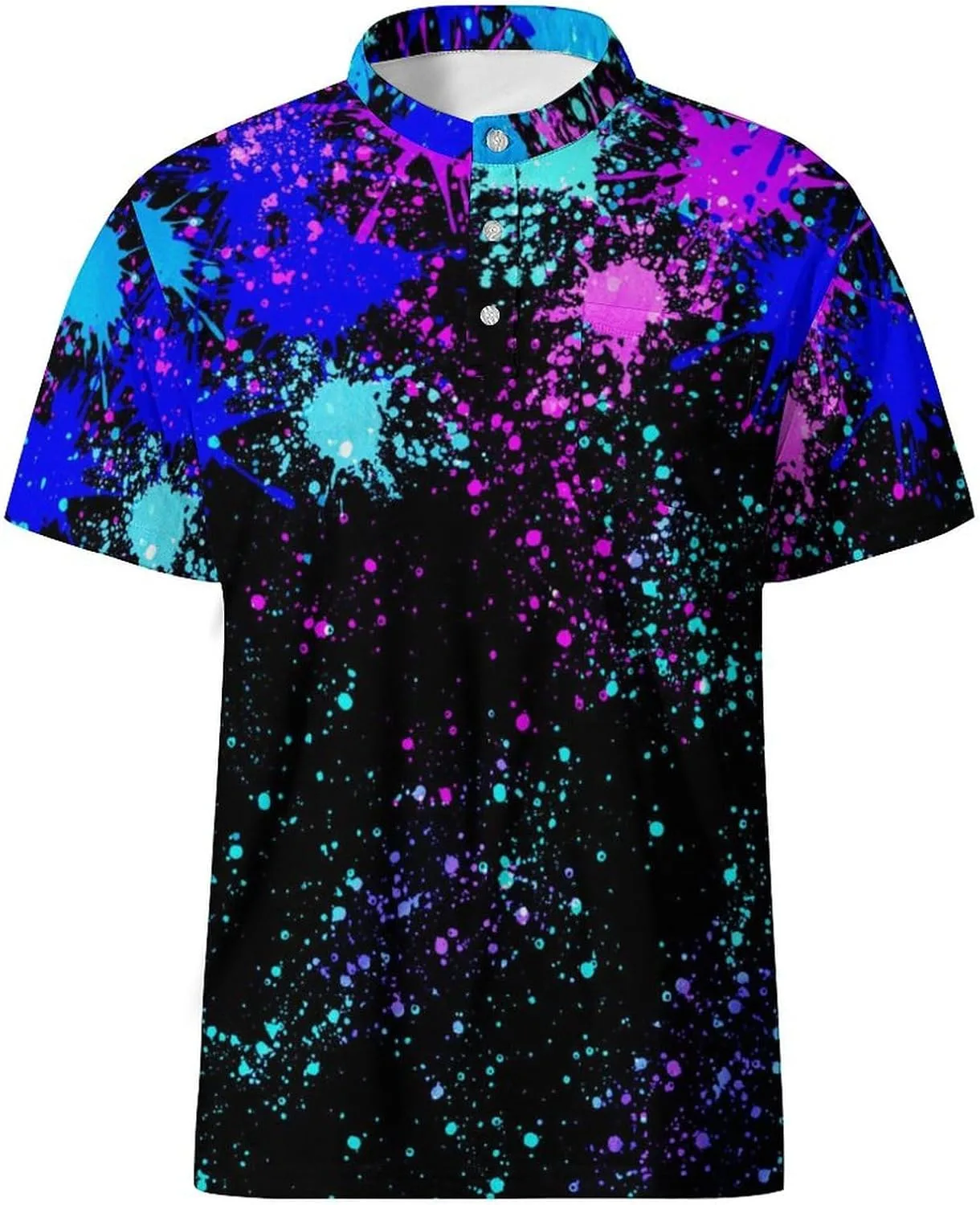 

Футболка Henley для мужчин, спортивная, с коротким рукавом INZVKJLU