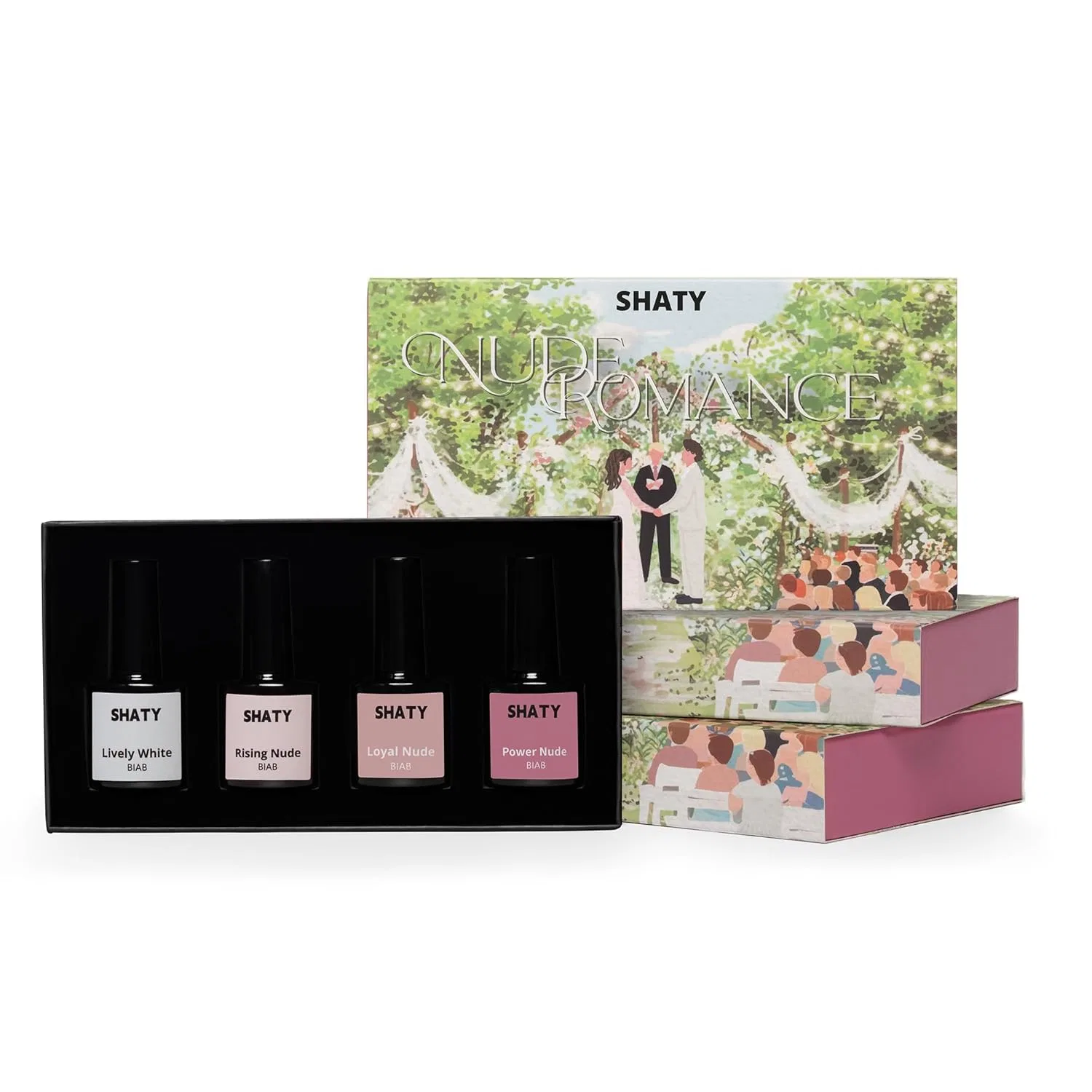 Набор гель-лаков «Biab Gel Nail Polish Set» от SHATY Shaty