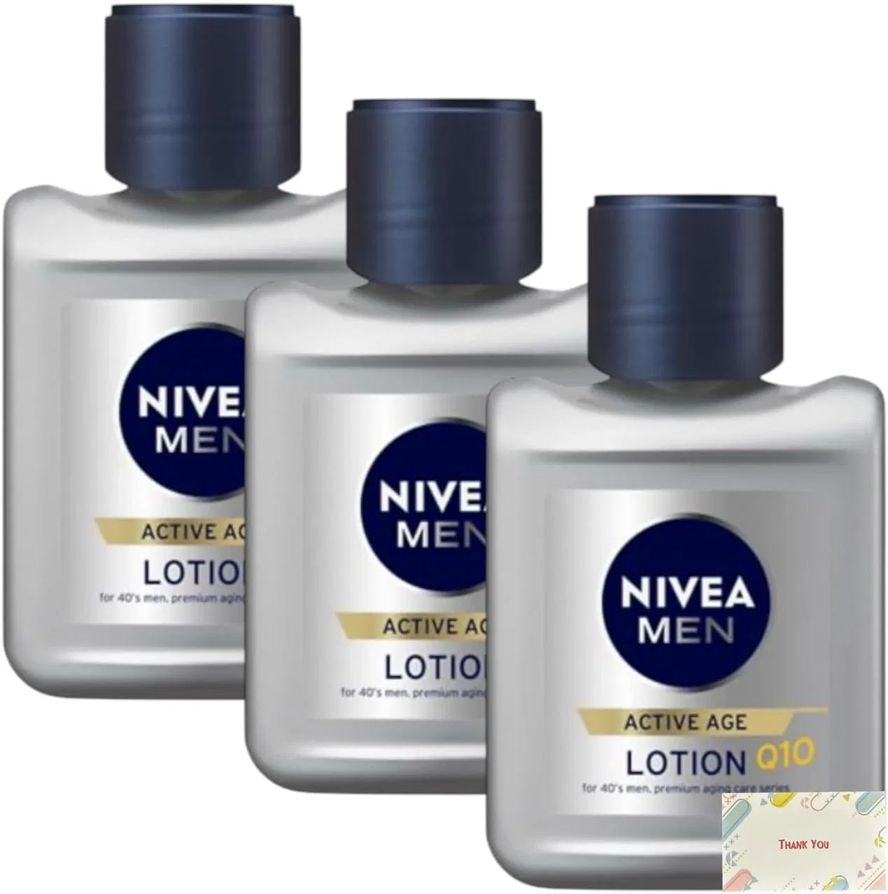 Лосьон для лица Nivea Men Active Age Lotion, 3 шт по 110 мл