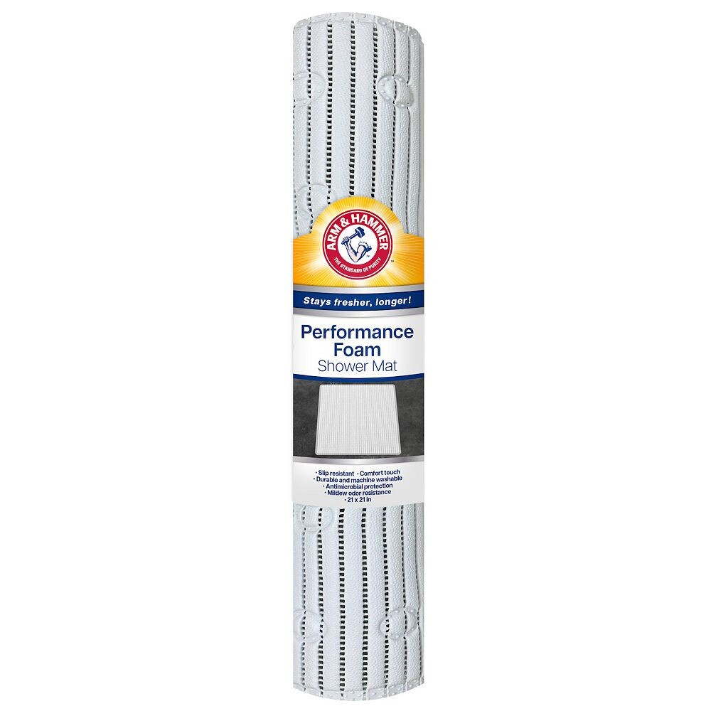 

Ребристый коврик для душа Arm & Hammer Performance, белый