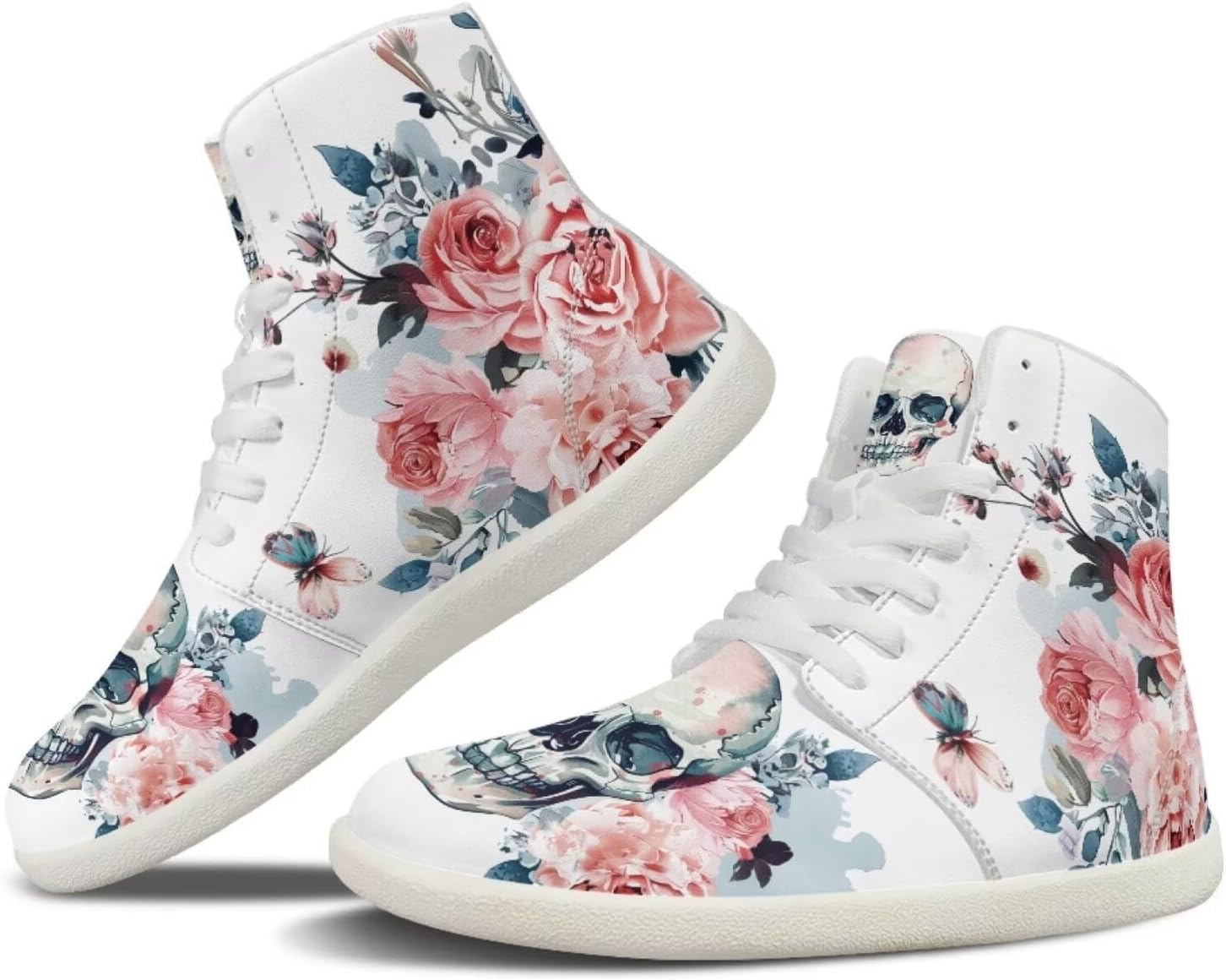 

Высокие кроссовки chaqlin High Top, Flower Skull Head