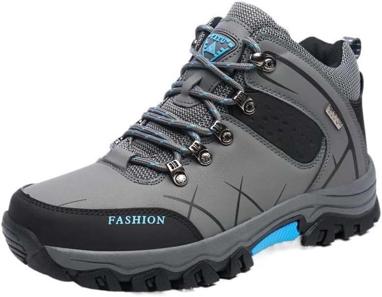 

Мужские водонепроницаемые походные ботинки, легкие, с нескользящей подошвой, низкие треккинговые кроссовки для походов, кемпинга, альпинизма и туризма Hhhchpm, серый
