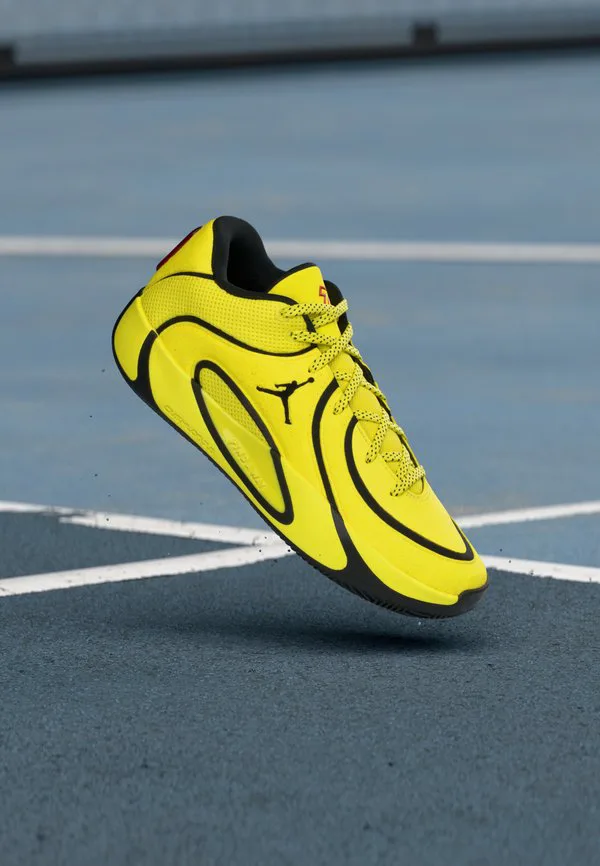 Баскетбольные кроссовки jordan tatum 4 Jordan, Sonic Yellow/University Red/Black