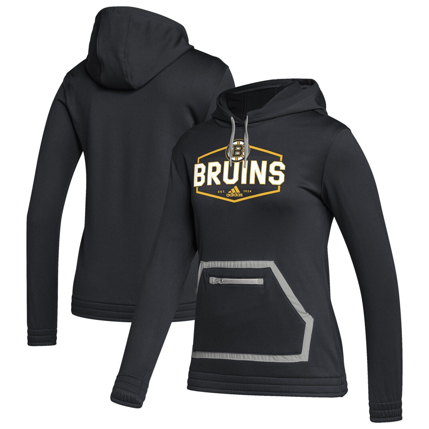 

Женская черная толстовка с капюшоном adidas Boston Bruins Team Issue adidas, Черный, Женская черная толстовка с капюшоном adidas Boston Bruins Team Issue adidas