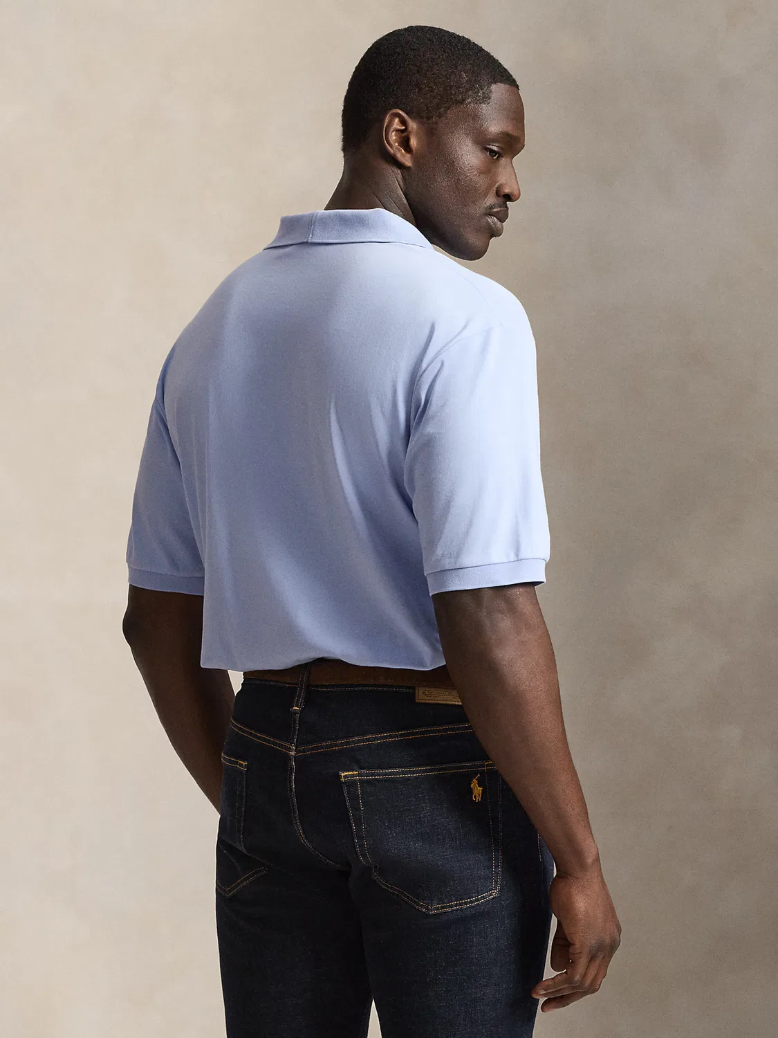 Рубашка Polo Ralph Lauren Big & Tall, Sky Blue — фото 3