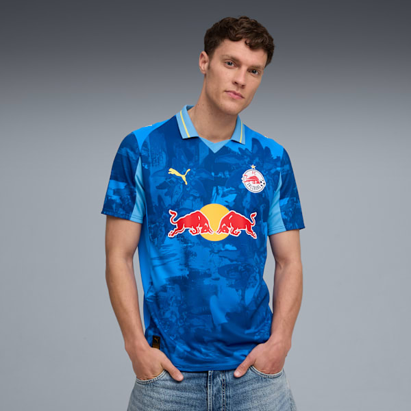 

Мужская футбольная майка Puma X Kidsuper Fc Red Bull Salzburg Replica, синий