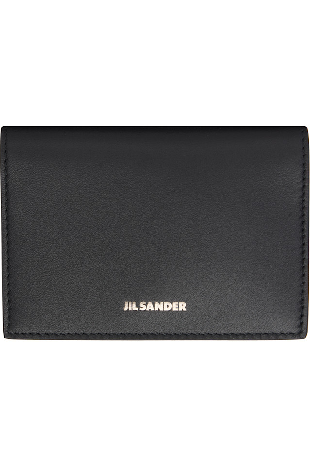 

Плоский держатель для карт Jil Sander, черный