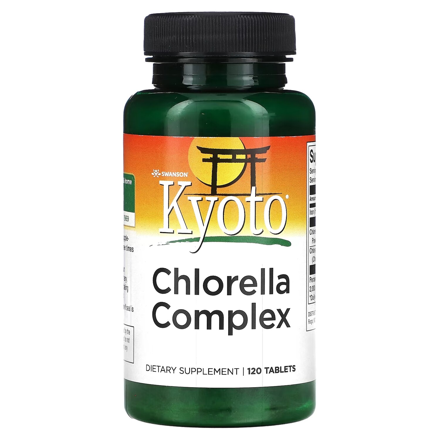 

Хлорелла Swanson Kyoto Chlorella Complex, 120 таблеток