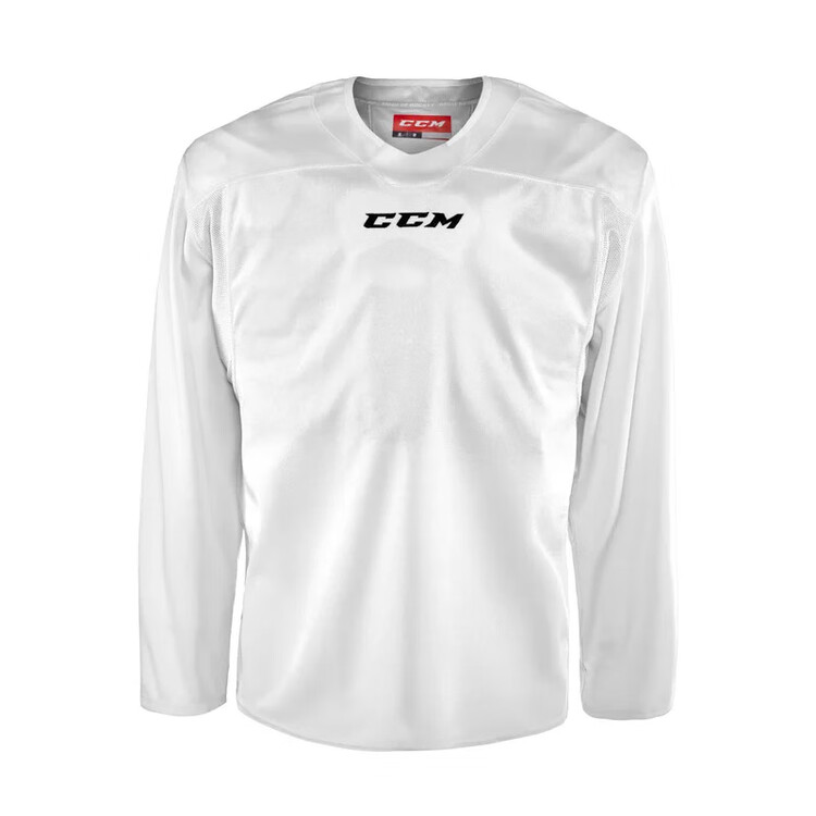 

CCM Тренировочная хоккейная майка Canadian Brand New 6000, бело-красная, детский размер (рост до 130 см)