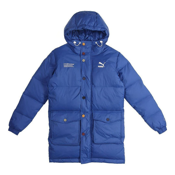 

Куртка x tyakasha down parka 'blue white' Puma, синий