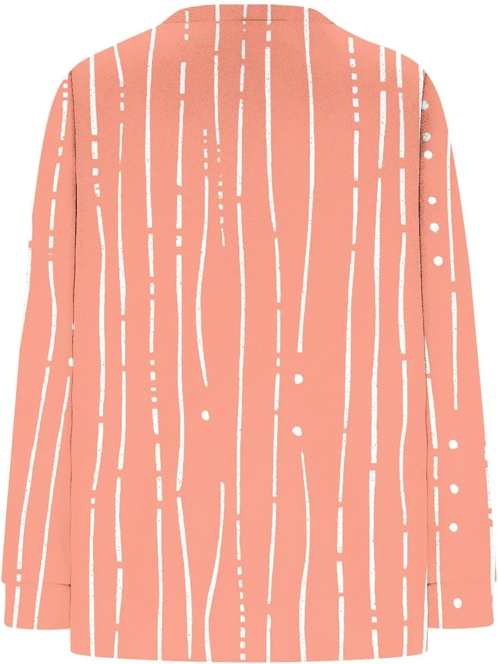 Туника с длинным рукавом и V-образным вырезом Casual Print — фото 4