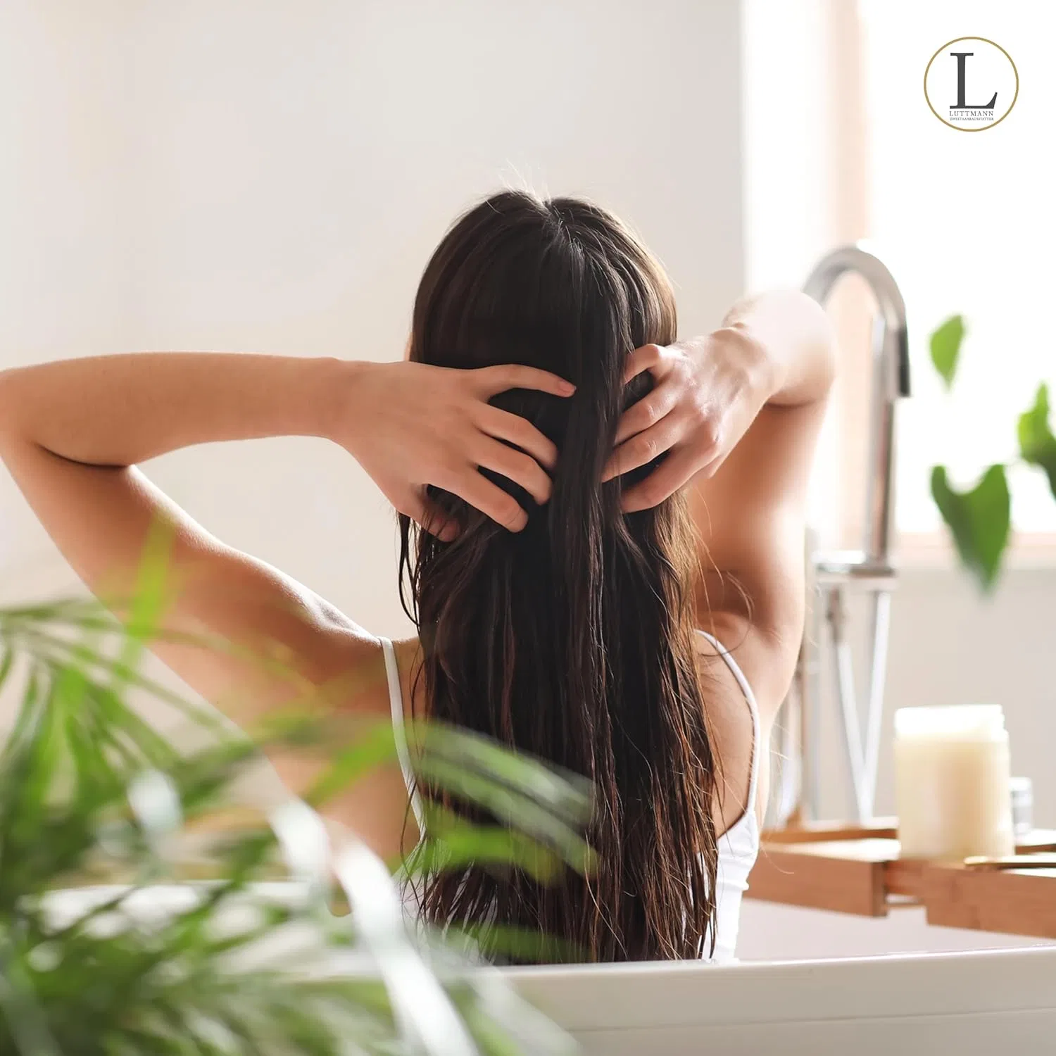 Бальзам для синтетических волос SHAKE OVER Vegan Hair Thickening, 1000 мл Luttmann — фото 4