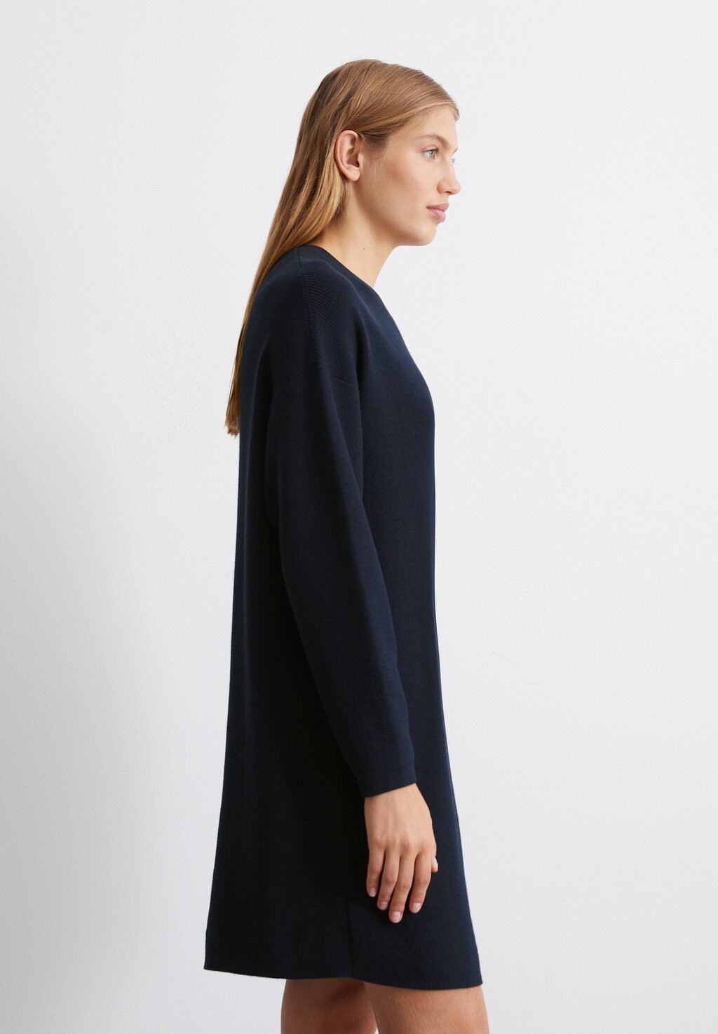 

Платье-джемпер DRESS LONGSLEEVE ROUND NECK Marc O'Polo, темно-синий