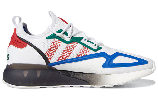 Кроссовки оригинал zx 2k boost Adidas, белый — фото 2