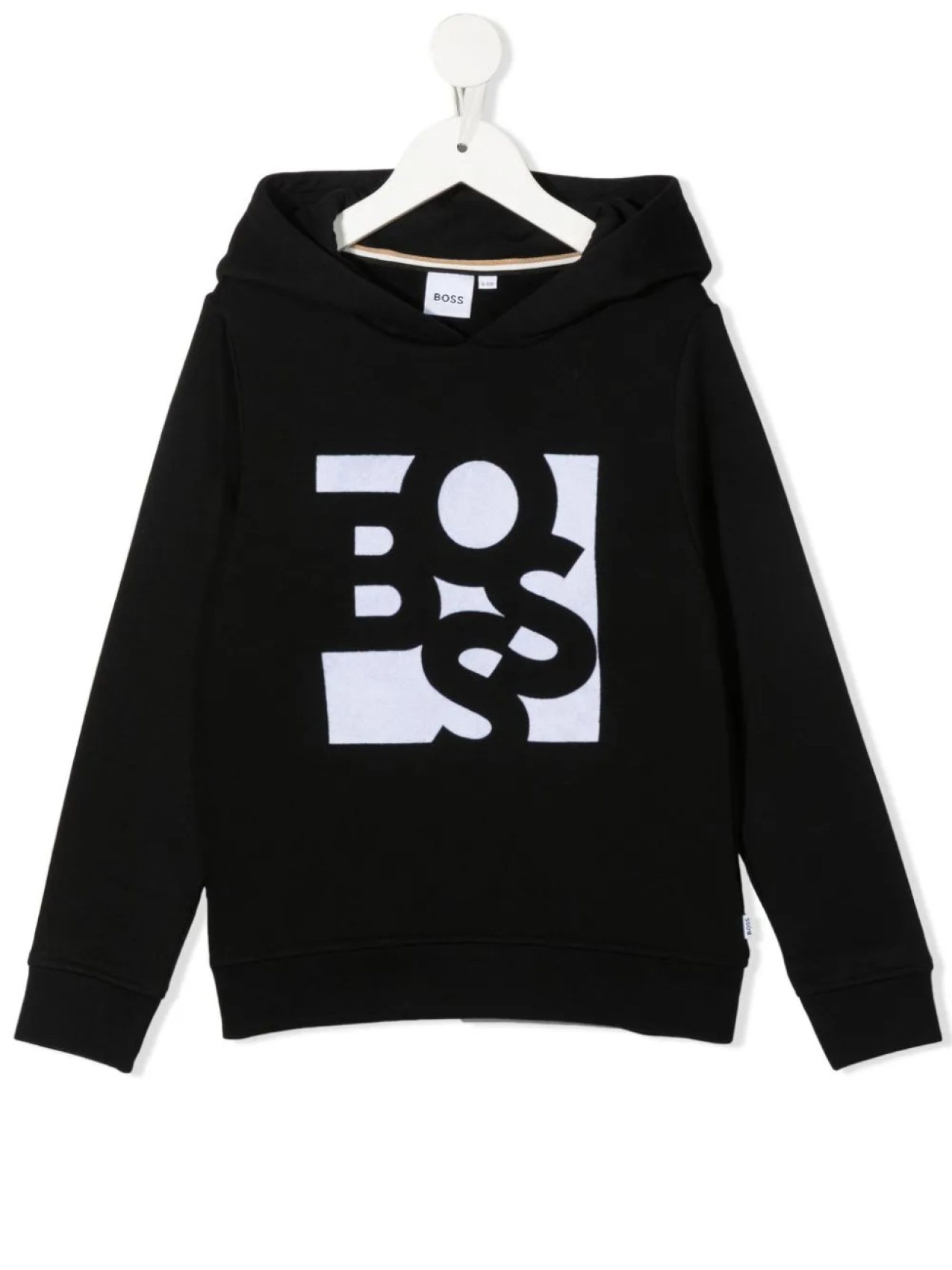 

BOSS Kidswear худи с логотипом, черный